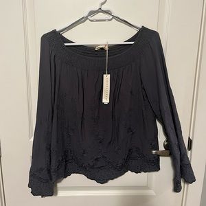 Vici Off The Shoulder Embroidered Top 🌟